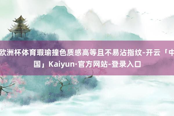 欧洲杯体育瑕瑜撞色质感高等且不易沾指纹-开云「中国」Kaiyun·官方网站-登录入口